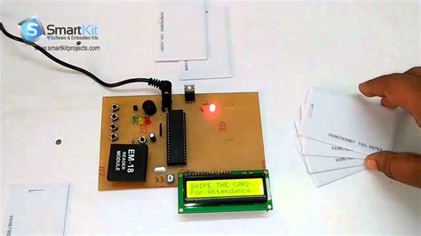 rfid attendance system using 8051|microcontroller rfid.